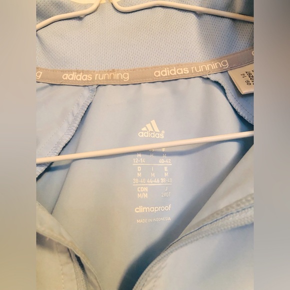ADIDAS running sports jacket blue M - Picture 4 of 7